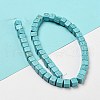 Dyed Synthetic Turquoise Beads Strands G-G075-B02-02-3