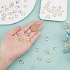 CREATCABIN 24 Pairs 2 Colors Brass Huggie Hoop Earring Findings DIY-CN0002-06-3