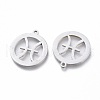 304 Stainless Steel Pendants STAS-L249-002B-2