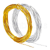 BENECREAT 2Rolls 2 Colors Aluminum Wire AW-BC0003-35B-1