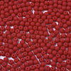 Frosted Colours Glass Beads SEED-S040-03A-07-3