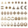 Tibetan Style Alloy Chandelier Components Links and Iron Chandelier Component Links PALLOY-TA0001-56AB-1