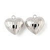 Heart Brass Pendants KK-M327-02C-P-1