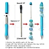 Plastic Beadable Pens AJEW-L082-B03-2