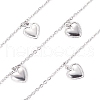 Tarnish Resistant 304 Stainless Steel Cable Chains CHS-F007-09P-1