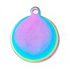 Ion Plating(IP) 304 Stainless Steel Pendants STAS-C049-24M-2
