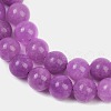 Dyed Natural Malaysia Jade Beads Strands G-G021-02C-05-6