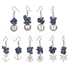 Alloy Dangle Earrings with 304 Stainless Steel Pins EJEW-JE05363-1