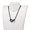 Personalized ABS Plastic Cable Chain Necklaces NJEW-JN02850-02-4