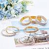 ANATTASOUL 8Pcs 8 Style Crystal Rhinestone Tennis Bracelets Set BJEW-AN0001-51-5