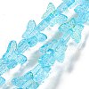 Transparent Glass Beads Strands GLAA-F114-04C-1