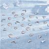 HOBBIESAY 50Pcs 5 Style 304 Stainless Steel Pendants STAS-HY0001-30-4