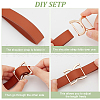 WADORN 16Pcs 4 Style Zinc Alloy Bag Connector Anchor Buckles FIND-WR0008-40-4