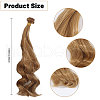 Globleland 4Pcs 4 Colors PP Doll Wig Hair AJEW-GL0002-36-2
