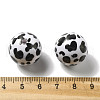 Printing Opaque Acrylic Beads OACR-H049-01D-3