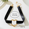 Heart Alloy Link Imitation Leather Choker Necklaces for Women FS-WGE663A-01-4
