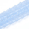 Baking Painted Glass Beads Strands DGLA-N007-01G-1