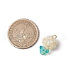 Glass Seed Beaded Pendants PALLOY-MZ00593-01-2