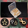 Unicraftale 200Pcs 2 Colors Alloy Charms FIND-UN0004-29-5