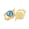 Rack Plating Brass Micro Pave Cubic Zirconia Pendants KK-H486-25G-02-2