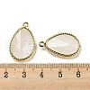 Natural Quartz Crystal Rock Crystal Faceted Pendants G-M431-14G-02-3