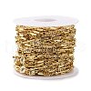 Brass Bar & Squarel Link Chains CHC-G017-20G-4