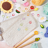  Fruits & Vegetables Silicone Knitting Needle Point Protectors DIY-NB0009-48-4