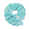 Natural White Jade Beads Strands G-D305-B01-01A-3