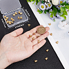 Beebeecraft 30Pcs Brass Tube Bails KK-BBC0015-15-3
