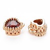 Brass Micro Pave Cubic Zirconia Charms KK-S356-773B-2