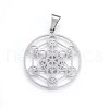 Non-Tarnish 304 Stainless Steel Pendants X-STAS-P209-19P-1
