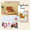 Gorgecraft 8Pcs Wood Crochet Doll Base Display Rack with Iron Pin FIND-GF0006-55A-5