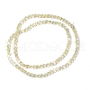 Electroplate Transparent Glass Beads Strands EGLA-L044-A-FR01-3