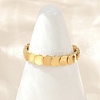 Flat Round 304 Stainless Steel Finger Rings RJEW-V001-01G-2