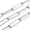 Tarnish Resistant 304 Stainless Steel Paperclip Chains CHS-L022-02C-2