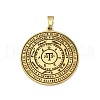 304 Stainless Steel Seven Archangels Pendants STAS-C063-03G-1