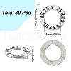 SUNNYCLUE 30Pcs Tibetan Style Alloy Linking Rings FIND-SC0009-20-2