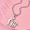 The Family Stainless Steel Pendant Necklaces FS-WG141A3-06-1