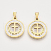 201 Stainless Steel Pendants STAS-N089-72G-1