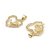 Rack Plating Real 18K Gold Plated Brass Pendants KK-B077-22G-2