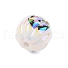 Halloween UV Plating Acrylic Beads OACR-M013-08A-04-2