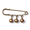 Brass Bell Charms Kilt Pins Brooch JEWB-BR00171-1
