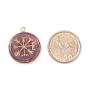 3Pcs 3 Styles Natural Amethyst Pendants PALLOY-JF01645-5