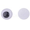 Black Wiggle Eye Need Glue on Round Moving Wobbly Googly Eyes 4-9mm KY-PH0001-01-4