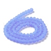 Imitation Jade Solid Color Glass Beads Strands EGLA-A034-J2mm-MD03-3
