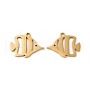 201 Stainless Steel Pendants STAS-K251-071G-1