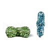 Polymer Clay Rhinestone Beads RGLA-D050-03-5