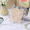 Gorgecraft 150Pcs 3 Styles Printed Wood Beads WOOD-GF0001-98-6