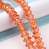 Transparent Glass Beads Strands LAMP-H061-01D-06-2