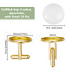 HOBBIESAY DIY Blank Dome Cufflinks Making Kit DIY-HY0001-79-2
